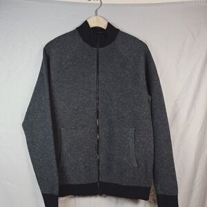 FLX Men's Gray Heather Fleece Active/Outdoor Full Zip With Pockets Hoodie M